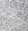 Ivory Wool Geometric 7.6 x 5.4 Feet Hand Tufted Carpet