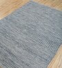 Off White Striped Wool 5 ft x 7 ft Flat Weave Dhurrie