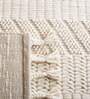 Ivory Wool 4 X 6 ft Hand Woven Dhurrie