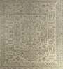 Beige Abstract Wool 9 ft x 12 ft Hand Knotted Carpet
