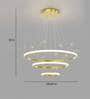 Ivy Gold LED Smart Voice Assist Chandelier