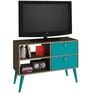 Iwa TV Console In Aquamarine Blue Finish