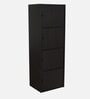 Iwami 4 Door File Cabinet in Cappuccino Finish