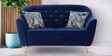 Izmir 2 Seater Sofa in Blue Colour