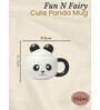 Animal Printed Ceramic Mug with Lid for Kids (375ml)