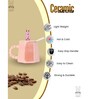 Ceramic Kid's Mug with Glass Straw (375 ML)