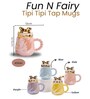 Ceramic Kid's Mugs with Lids (Pack of 4, 450 ML)