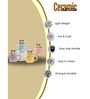 Ceramic Kid's Mugs with Lids (Pack of 4, 450 ML)