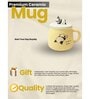 Printed Ceramic Mugs with Lids and Spoons for Kids (400 ml)