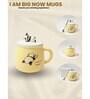 Printed Ceramic Mugs with Lids and Spoons for Kids (400 ml)