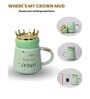 Printed Ceramic Mug with Crown Lid (400 ML)
