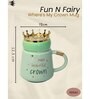 Printed Ceramic Mug with Crown Lid (400 ML)