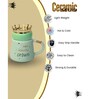 Printed Ceramic Mug with Crown Lid (400 ML)
