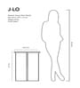 J-Lo Selvara Black Marble Side Table In Matte Finish J-Lo Selvara Black Marble Side Table In Matte Finish
