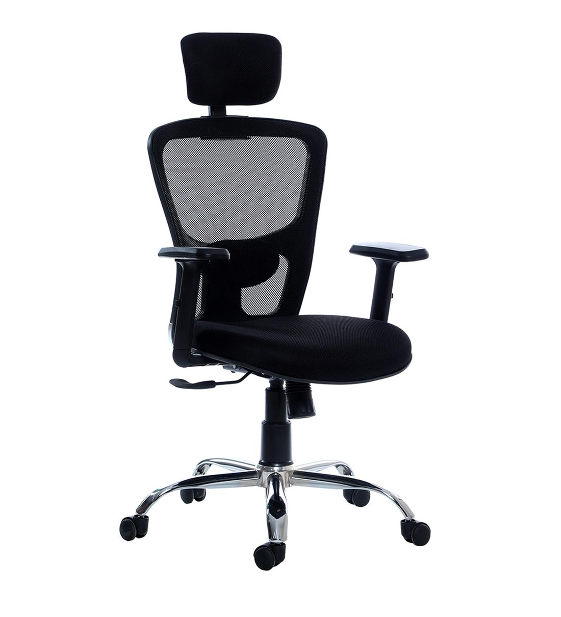 Buy Jazz LX High Back Ergonomic Chair in Black Colour by Star India ...