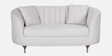Jacinth Fabric 2 Seater Sofa In Cream Colour