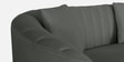 Jacinth Fabric 2 Seater Sofa In Pebble Grey Colour