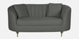 Jacinth Fabric 2 Seater Sofa In Pebble Grey Colour