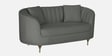 Jacinth Fabric 2 Seater Sofa In Pebble Grey Colour