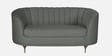 Jacinth Fabric 2 Seater Sofa In Pebble Grey Colour