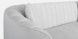 Jacinth Fabric 3 Seater Sofa In Cream Colour