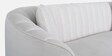Jacinth Fabric 3 Seater Sofa In Cream Colour