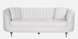 Jacinth Fabric 3 Seater Sofa In Cream Colour