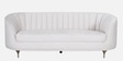 Jacinth Fabric 3 Seater Sofa In Cream Colour