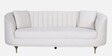Jacinth Fabric 3 Seater Sofa In Cream Colour