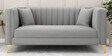 Jack Velvet 2 Seater Sofa Grey Colour
