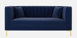 Jack Velvet 2 Seater Sofa Navy Blue Colour
