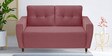 Jacob 2 Seater Sofa In Dark Pink Colour