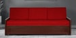 Jair Sofa cum Bed in Brown Colur