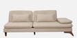 Jauna Fabric RHS Sectional Sofa (3 + Lounger) in Beige Colour