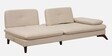 Jauna Fabric RHS Sectional Sofa (3 + Lounger) in Beige Colour