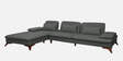 Jauna Fabric RHS Sectional Sofa (3 + Lounger) In Grey Colour