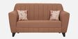 Java Fabric 2 Seater Sofa In Brown Colour
