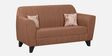 Java Fabric 2 Seater Sofa In Brown Colour