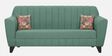 Java Fabric 3 Seater Sofa In Imperial Green Colour