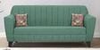 Java Fabric 3 Seater Sofa In Imperial Green Colour