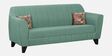 Java Fabric 3 Seater Sofa In Imperial Green Colour