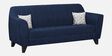 Java Fabric 3 Seater Sofa In Jeans Blue Colour
