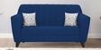 Java Velvet 2 Seater Sofa In Blue Colour