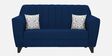 Java Velvet 2 Seater Sofa In Blue Colour