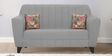 Java Velvet 2 Seater Sofa In Grey Colour