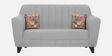Java Velvet 2 Seater Sofa In Grey Colour