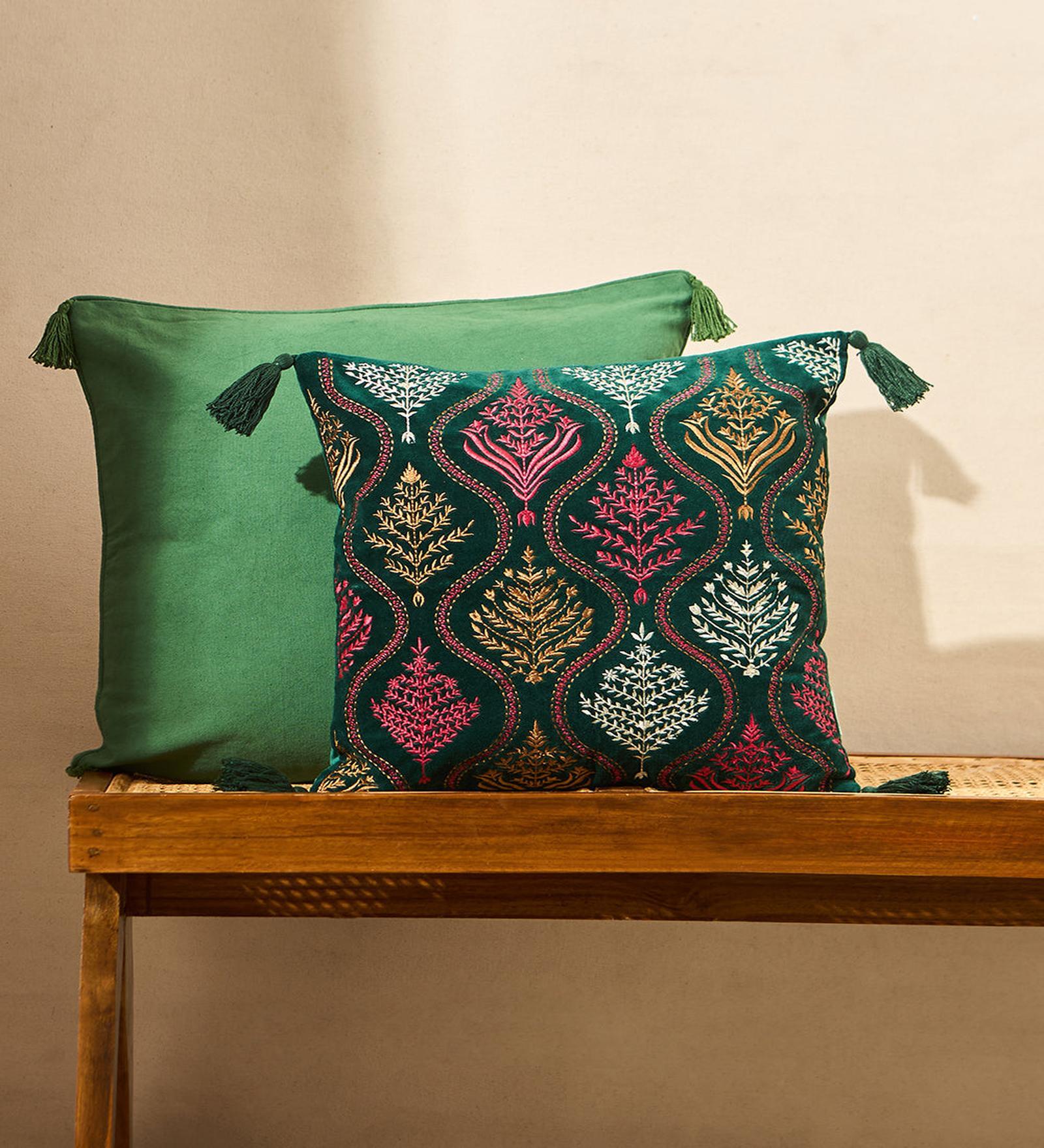 Jaal Cushion Cover, 16" | Palace Memoirs