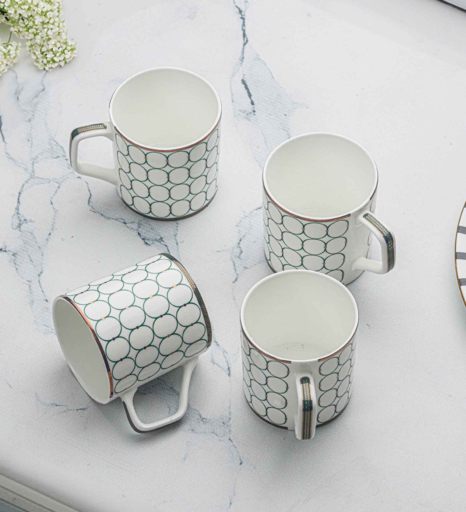 Jade Joy Tea Mugs 170 Ml (Set Of 4)