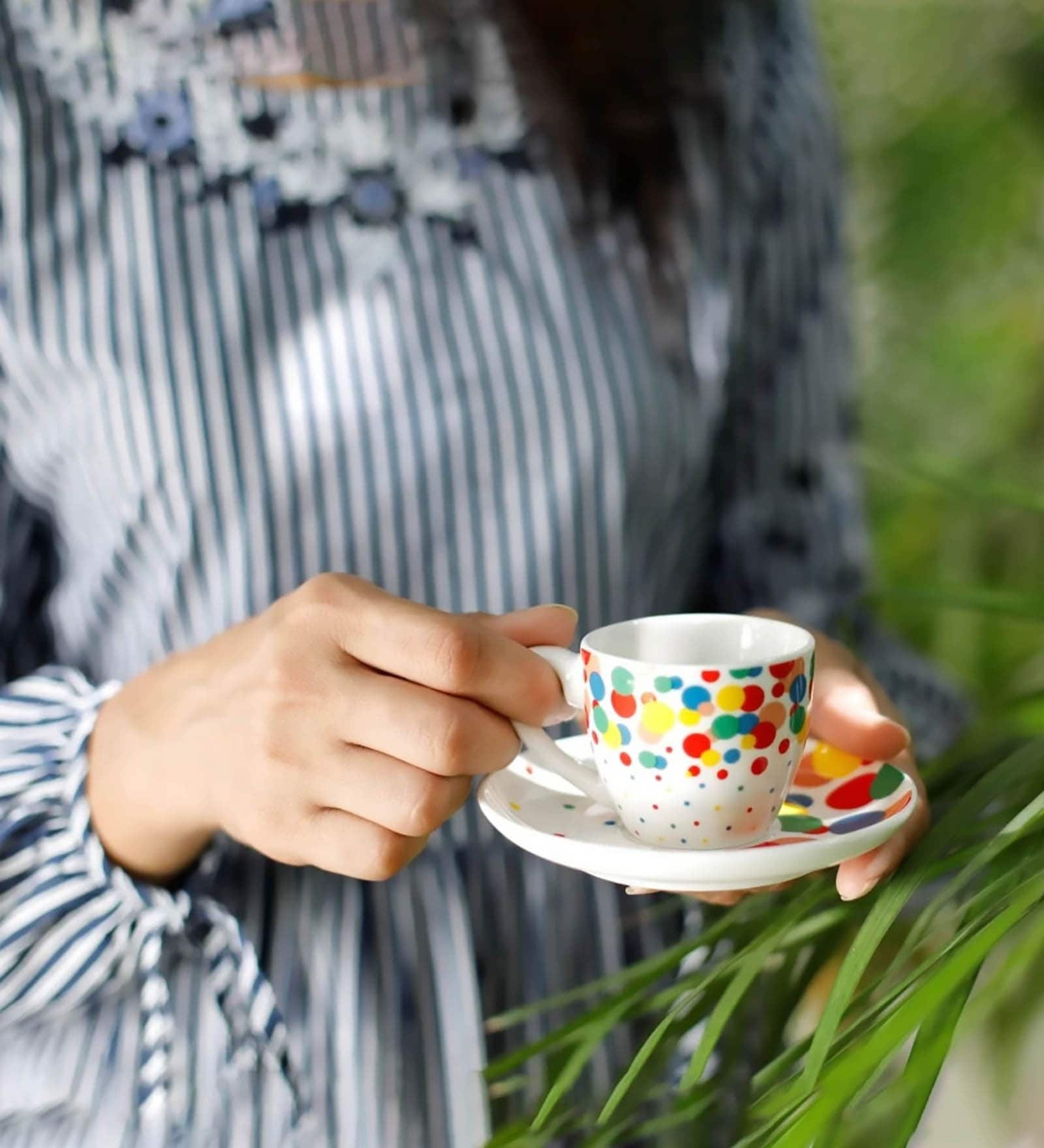 Jainil Cup And Saucer Set Of 6
