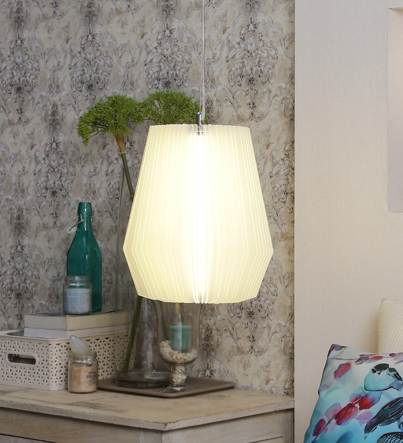 Jainsons Emporio Wave Glass Pendant Light